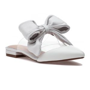 IN BOX CECELIA NEW YORK MELANIE MULE BONE WHITE/ALABASTER